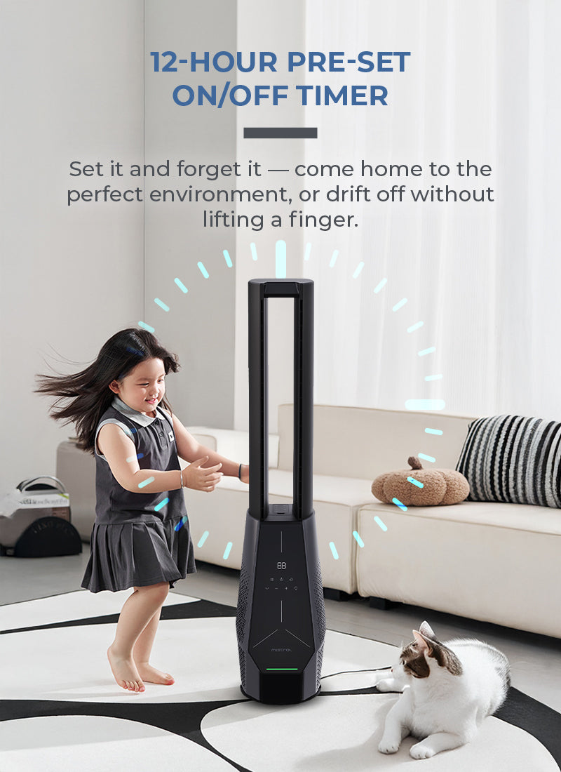 Mistral MBFAP4236DRW DC Blade Free Fan with Wifi & Remote 42 Inch