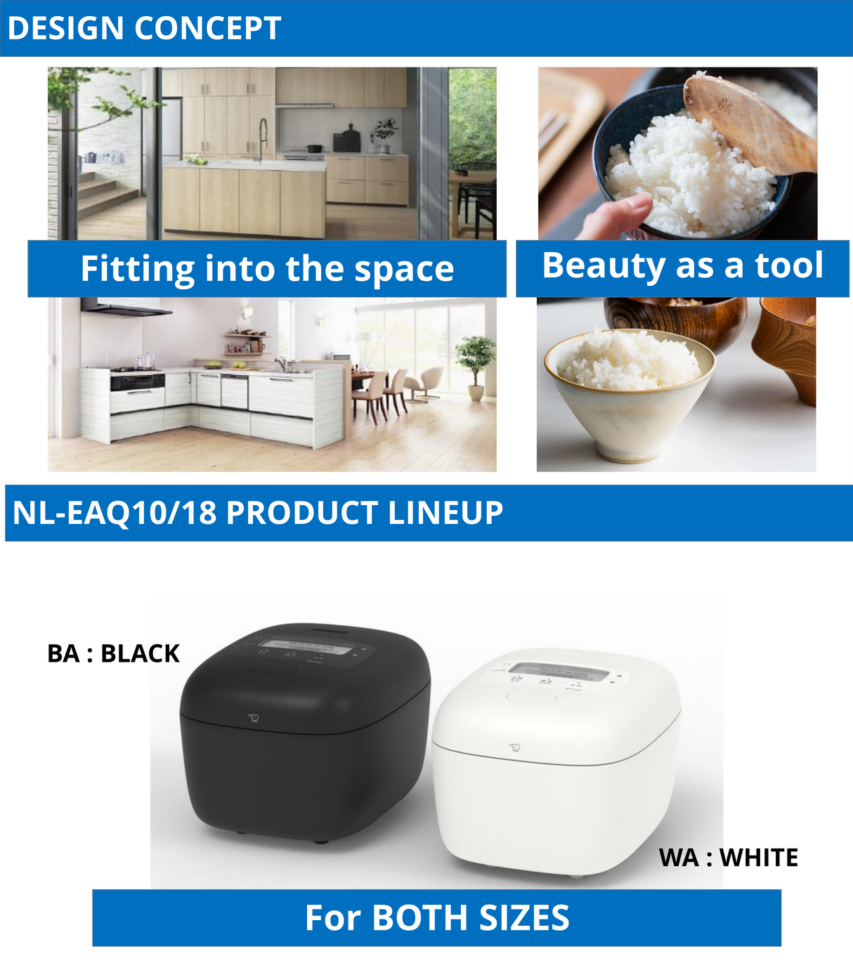 Zojirushi NL-EAQ10/ NL-EAQ18 MICOM Electric Rice Cooker & Warmer - Available in 2 Sizes (1L, 1.8L), 2 Colors