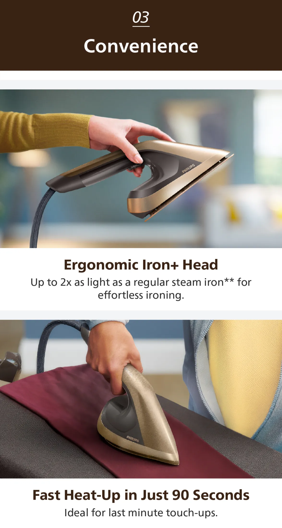 hilips AIS8540 | AIS8540/60 | All-In-One Ironing Solution Garment Steamer | Optimal TEMP-No Burns | Multi-angle Board