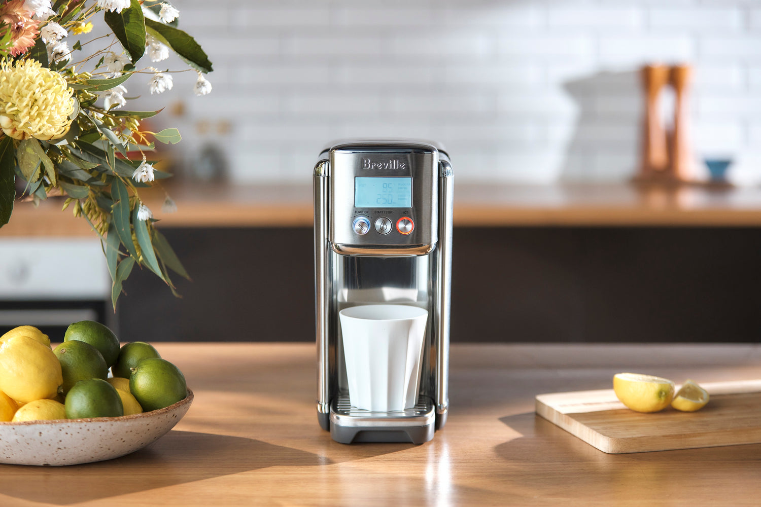 Breville LWA200BSS The AquaStation™ Hot Water Dispenser - your instant hot and filtered water solution at the touch of a button!