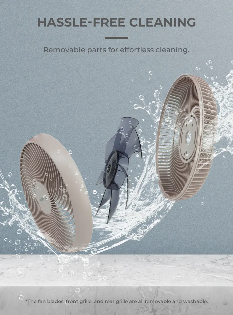 Mistral MHV1087DR DC High Velocity Desk Fan with Remote 10 Inch