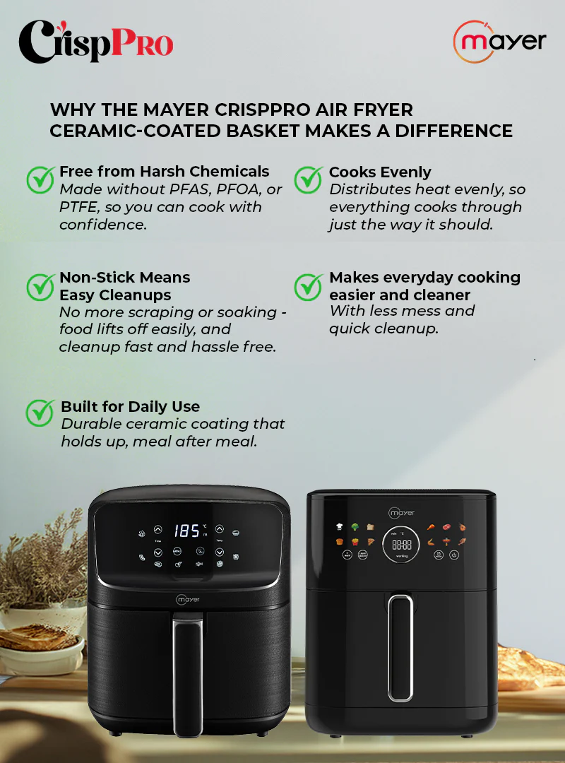 Mayer MMAF450D CrispPRO Digital Air Fryer 4.5L