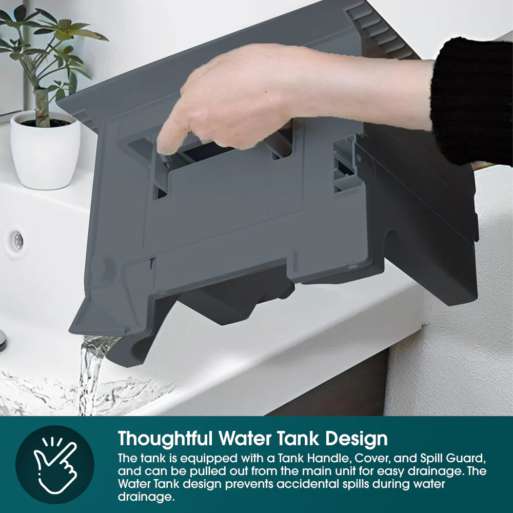 Europace EDH6300DGY Dehumidifier + Standalone Air Purifier + Laundry Dryer + Odour Remover + Ioniser (5-in-1) - 30L