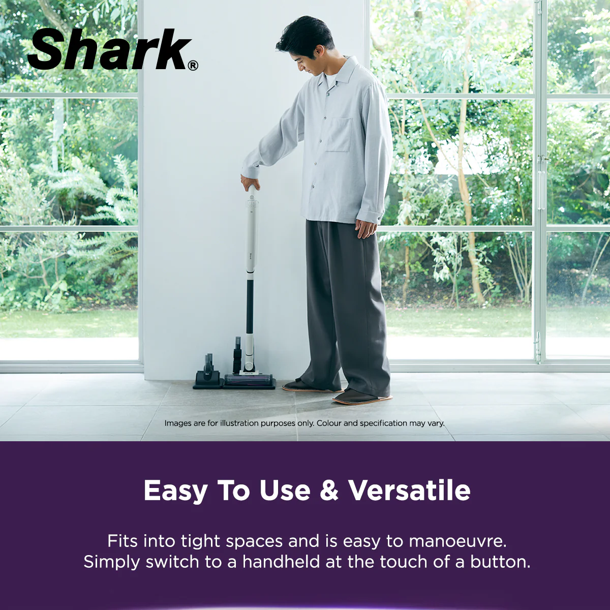 Shark LC200SMIV | LC200 EvoPower System NEO Cordless Stick Vacuum 1.5kg Ideal For Pets