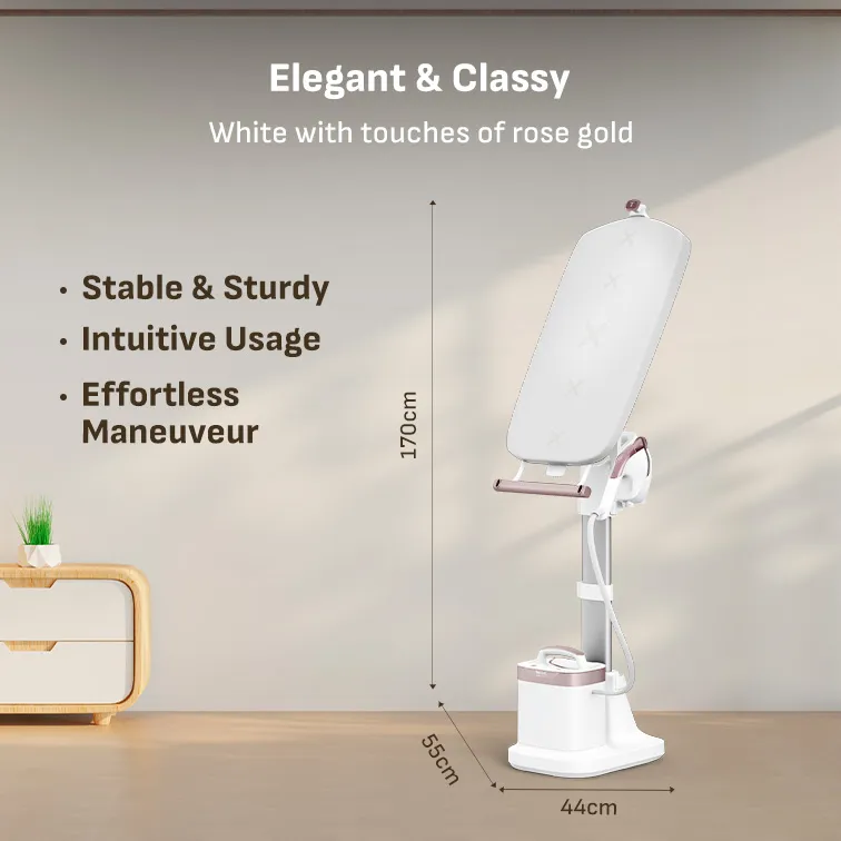 Tefal QT1811 IXEO Vision All-in-One Steaming Ironing Solution Garment Steamer - 5 Angle Tilt Board, No Burns