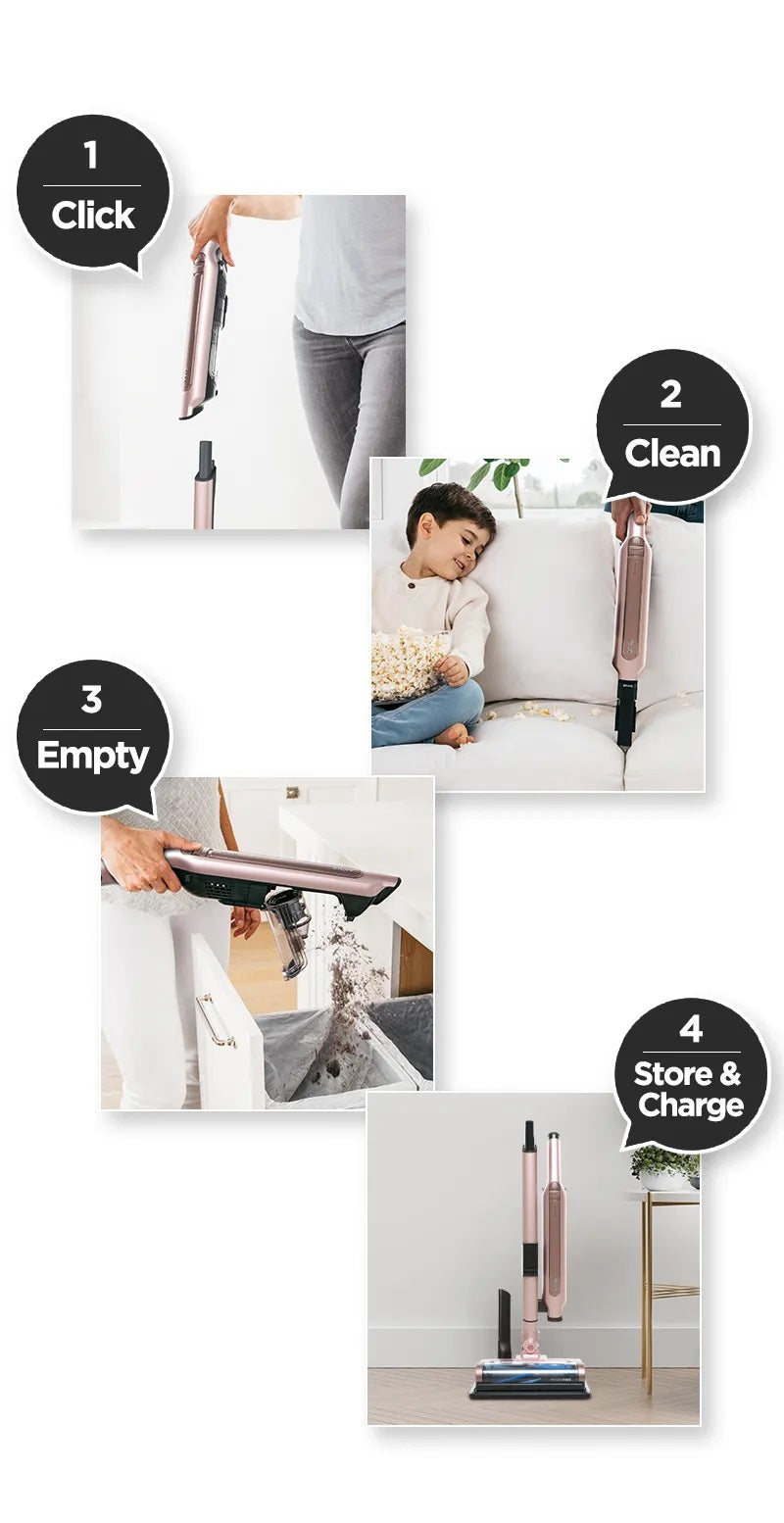 Shark WS632 WANDVAC Ultra Lightweight 3 in 1 Cordless handheld & stick vacuum, Power Boost Mode, Charge dock, Pet Tool