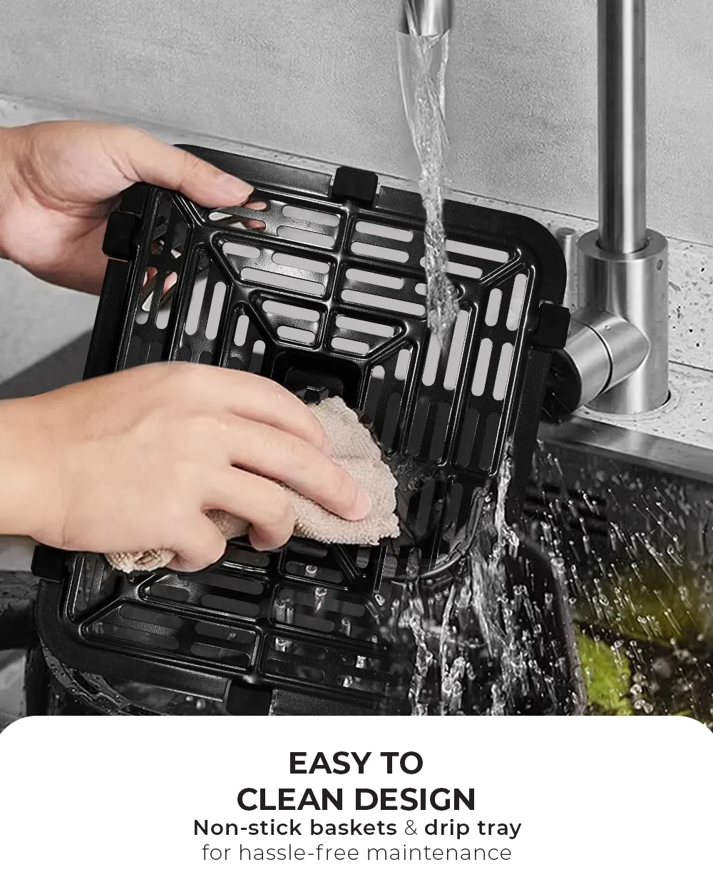 NNIO KRISPYDUO Dual Zone Digital Air Fryer 11L