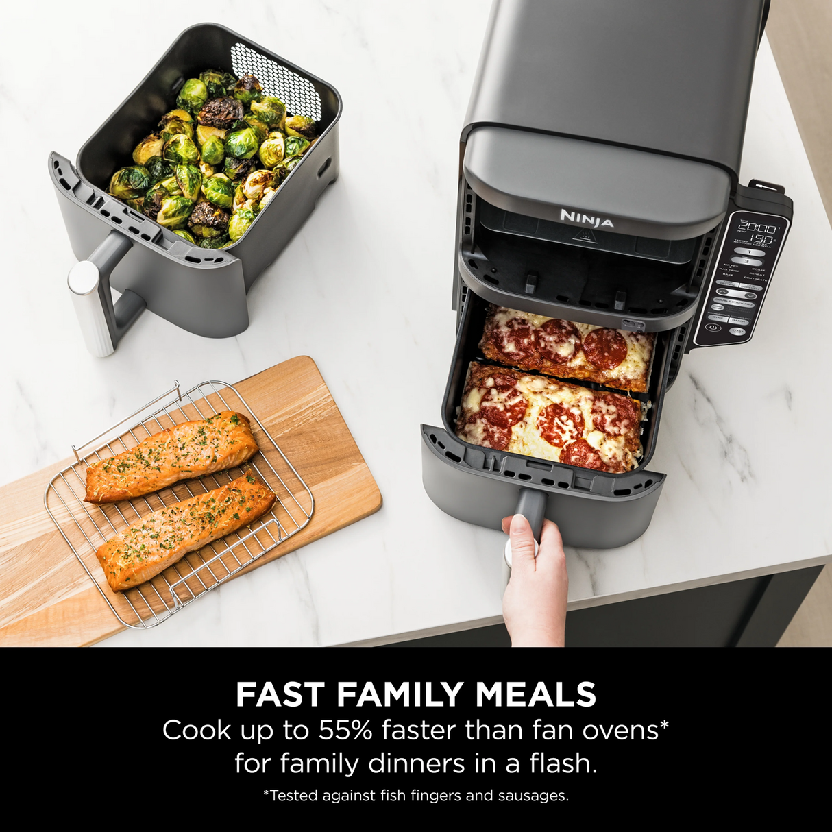 Ninja SL451SM | SL451 Double Stack XL Air Fryer 9.5L