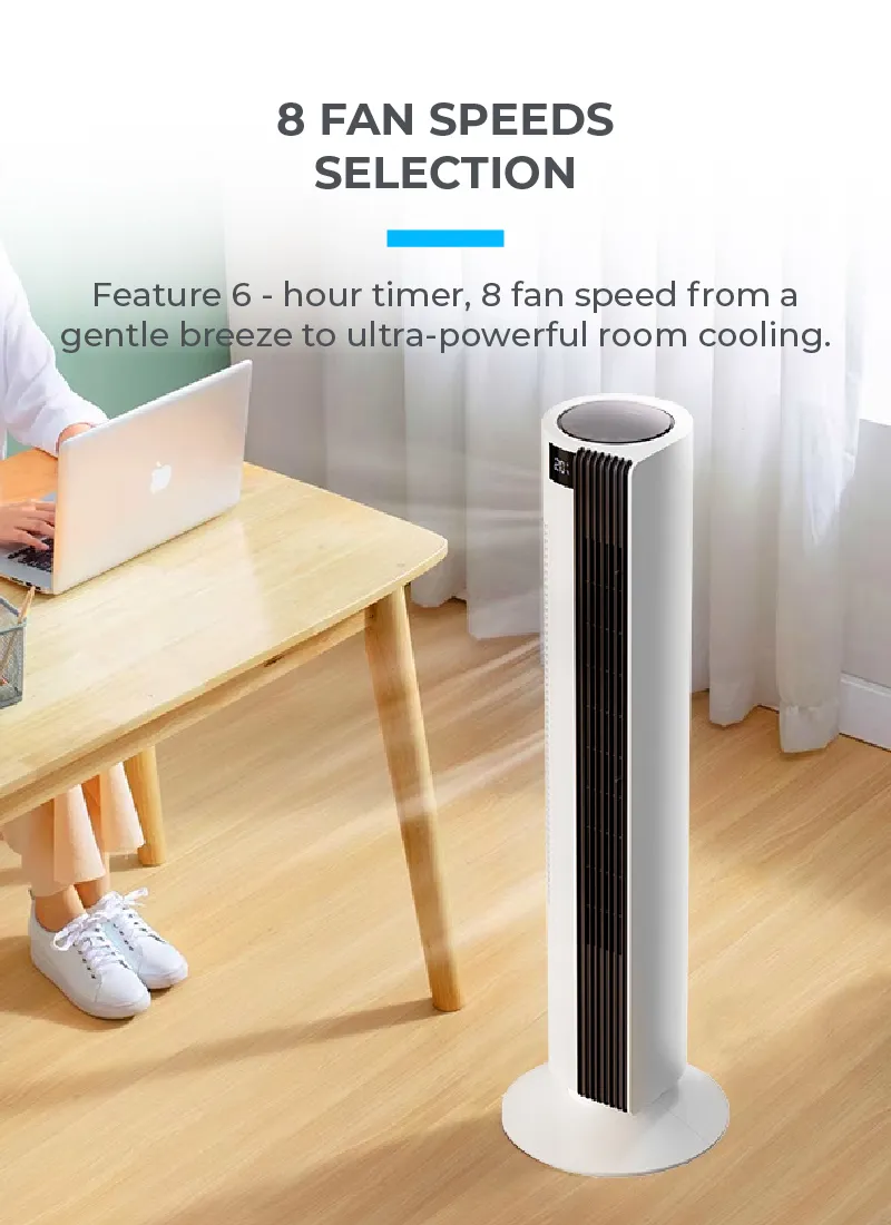 Mistral MFD3588DR DC Tower Fan with Remote Control 35 Inch