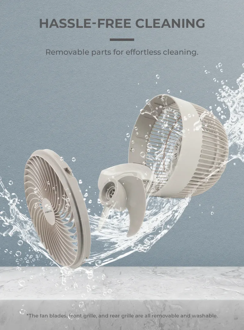 Mistral MHV620DR DC High Velocity Desk Fan with Remote 6 Inch