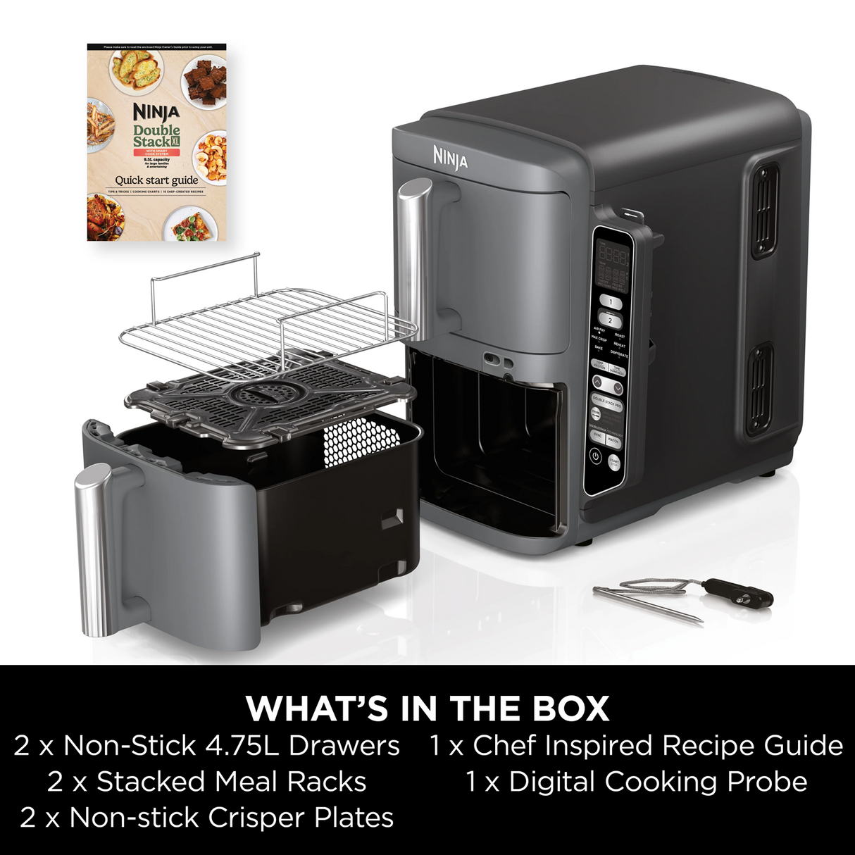 Ninja SL451SM | SL451 Double Stack XL Air Fryer 9.5L