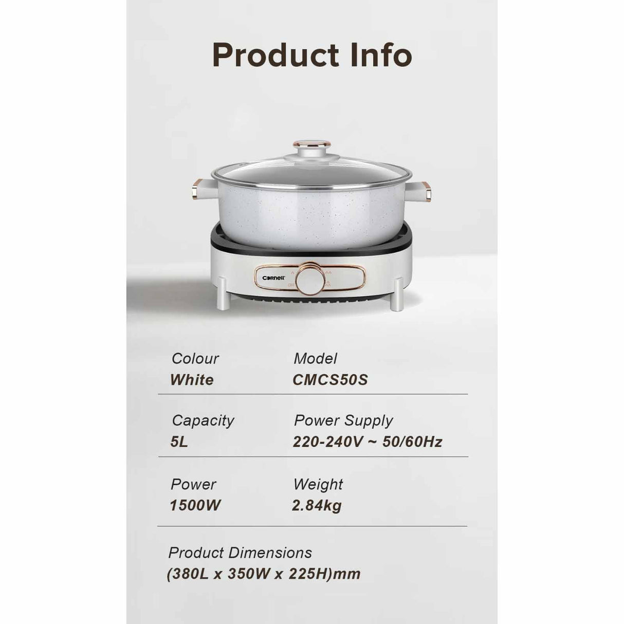 Cornell CMCS50S Multi-Cooker 5L
