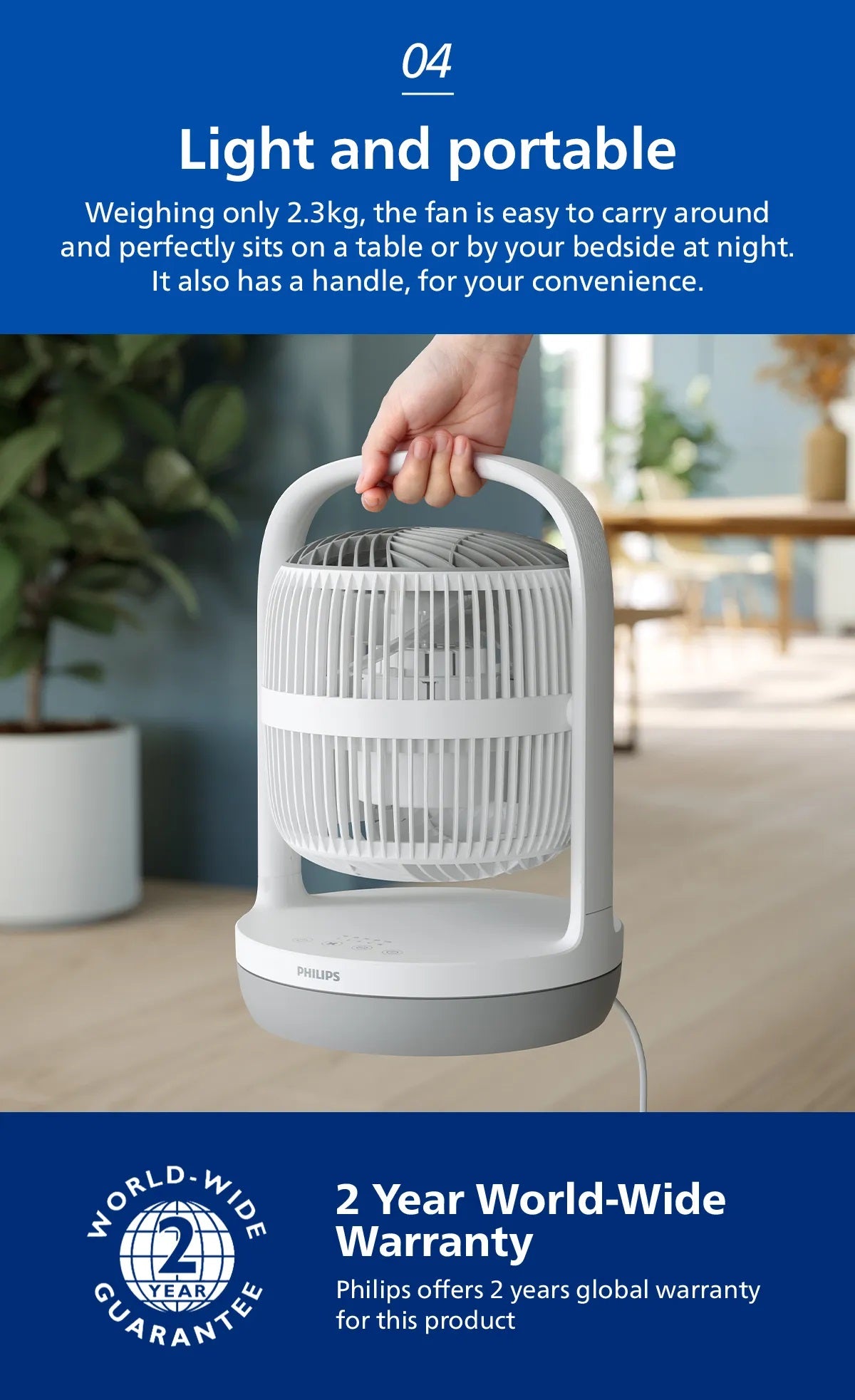 Philips CX2050/00 Table Fan 2000 Series