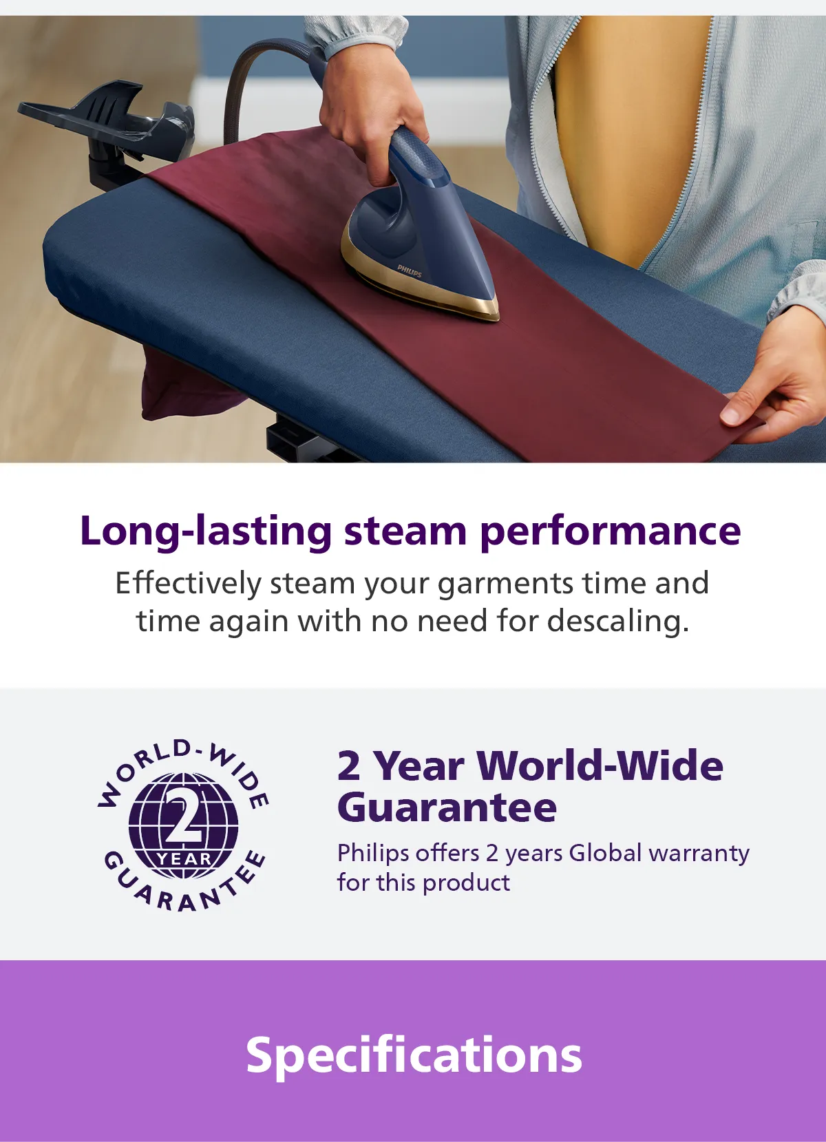 Philips AIS8530/20 All-in-One Ironing Solutions All-in-One 8500 Series