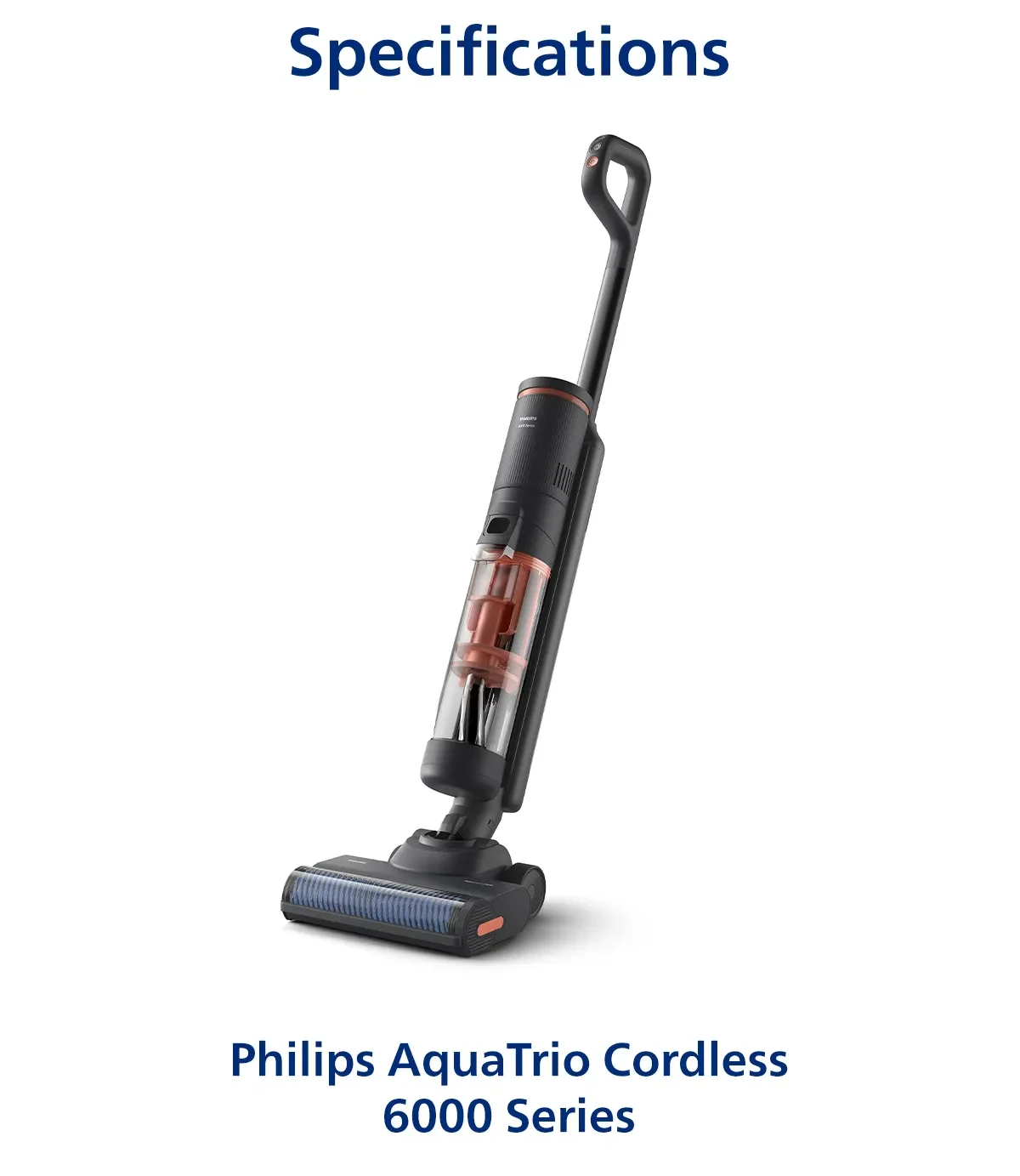 Philips XW6264/11 | XW6264 6000 Series Vacuum & Wash Cordless
