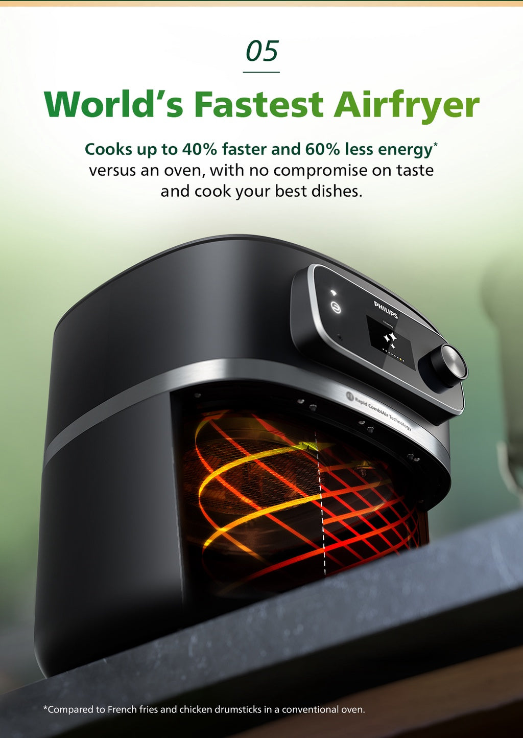 Philips HD9880/90 Airfryer Combi XXL Connected 7000 Series 8.3L