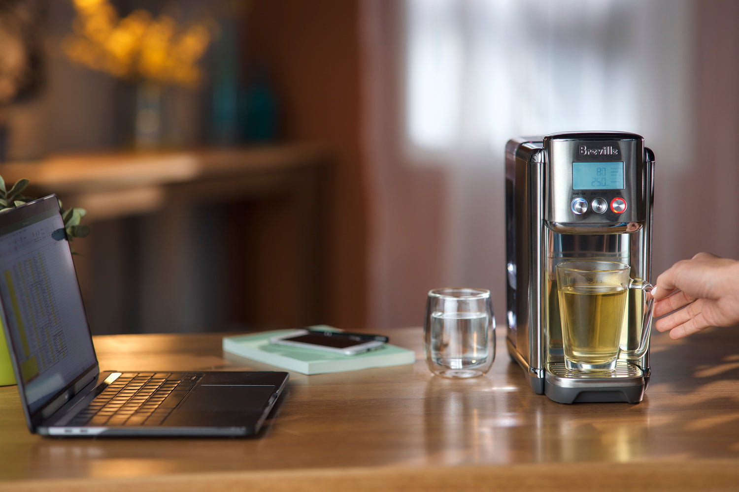 Breville LWA200BSS The AquaStation™ Hot Water Dispenser - your instant hot and filtered water solution at the touch of a button!