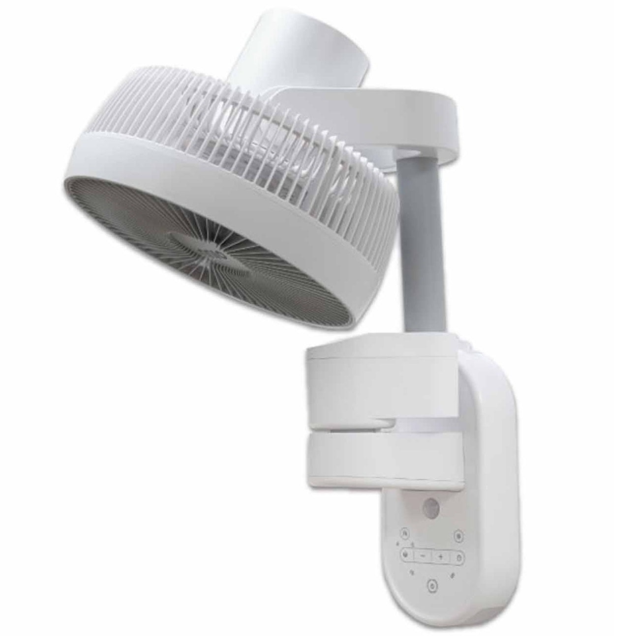 NNIO N1000DCWFR Remote DC Wall Air Circulator Fan 10 Inch