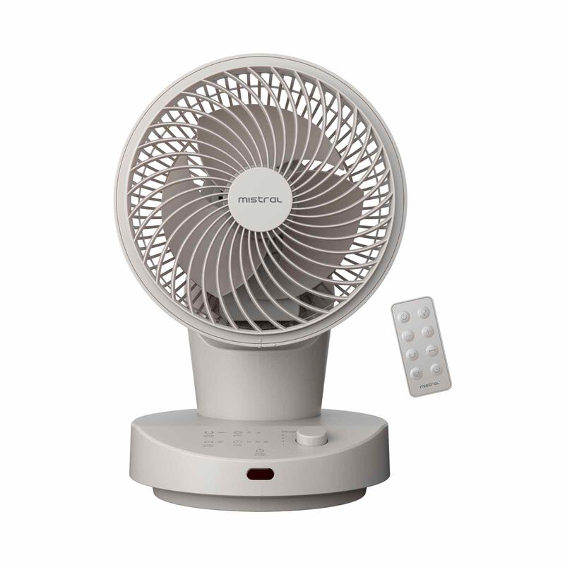 Mistral MHV620DR DC High Velocity Desk Fan with Remote 6 Inch