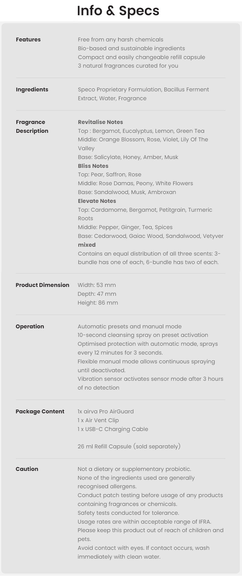 Airva AVP-SG1 Pro Air Guard Arctic (Device Only)