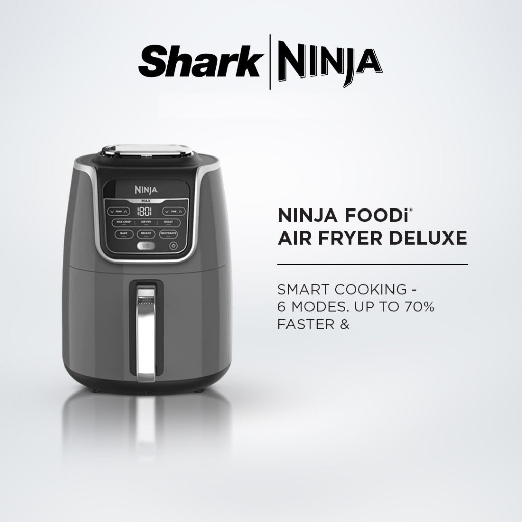 Ninja AF160 Air Fryer Max 5.2L, Digital Airfryer, Cooks, Crisps, Roasts, Bakes, Reheats and Dehydrates