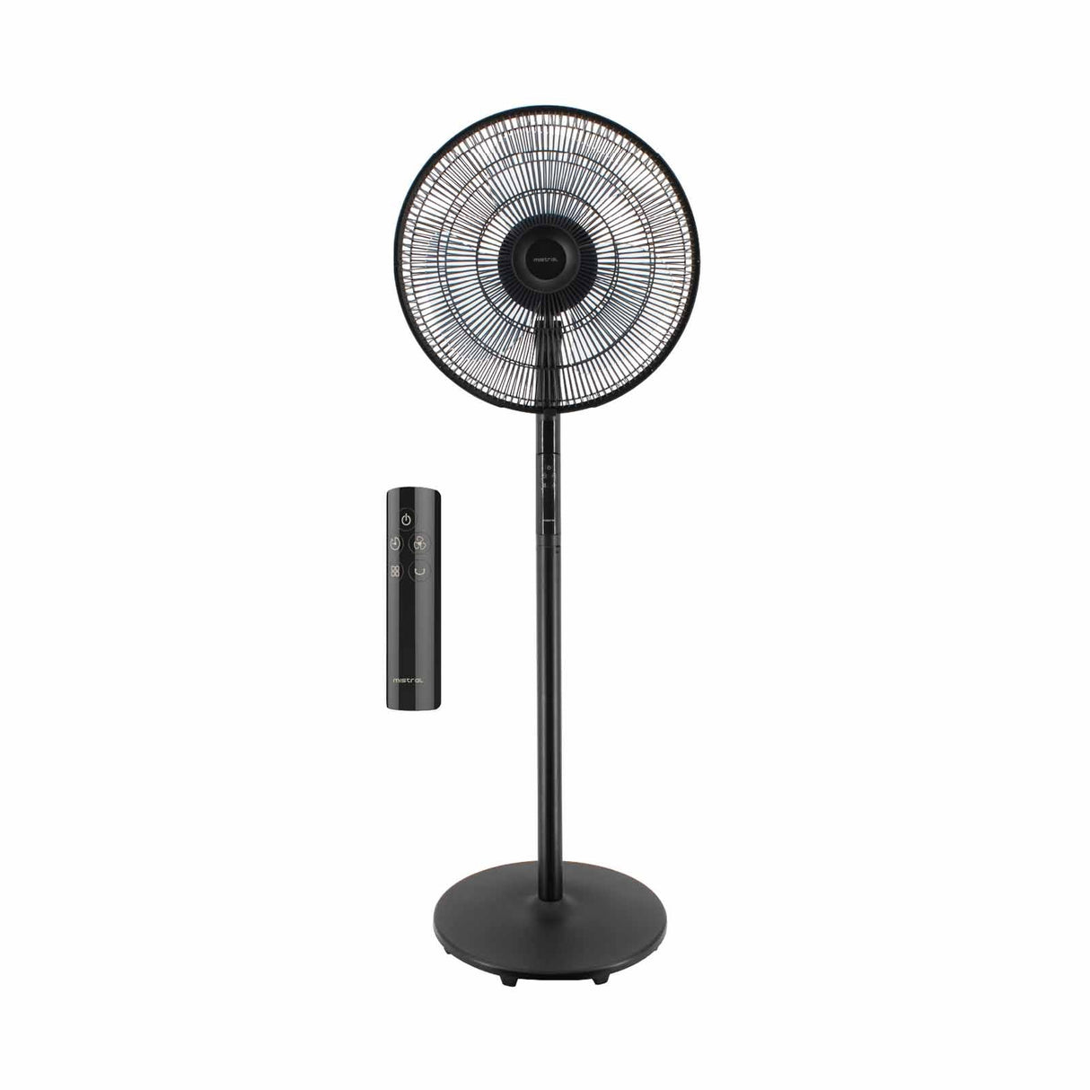 Mistral MSF1697DR Matt Black Gen 1 DC Stand Fan with Remote 16 Inch