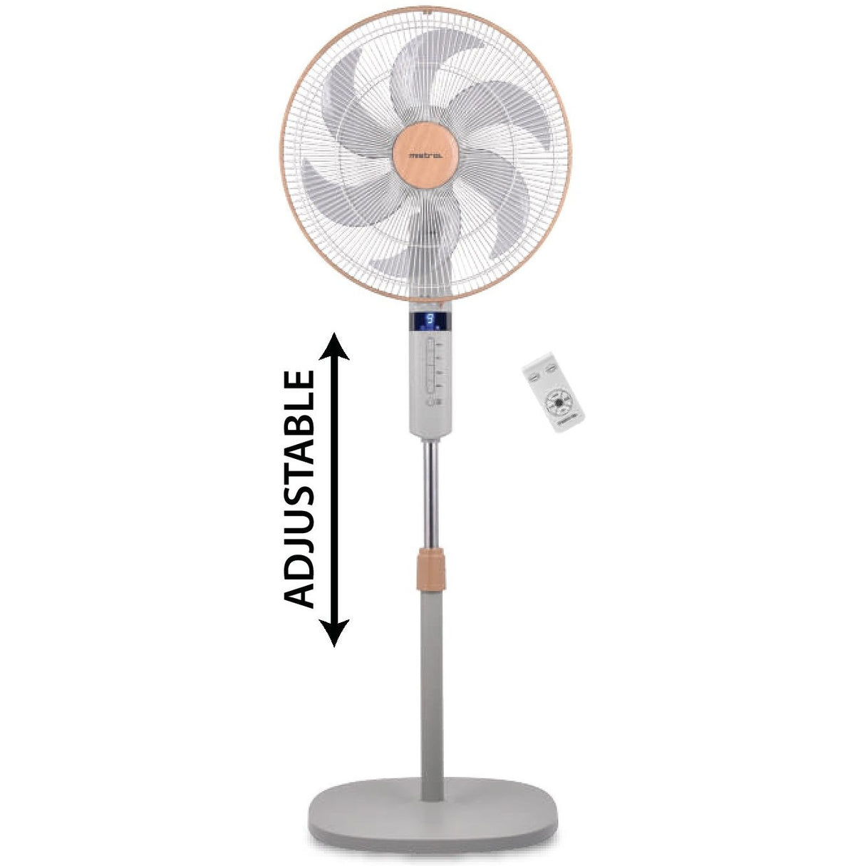 Mistral MSF1653DR-WG DC Stand Fan With Remote 16 Inch