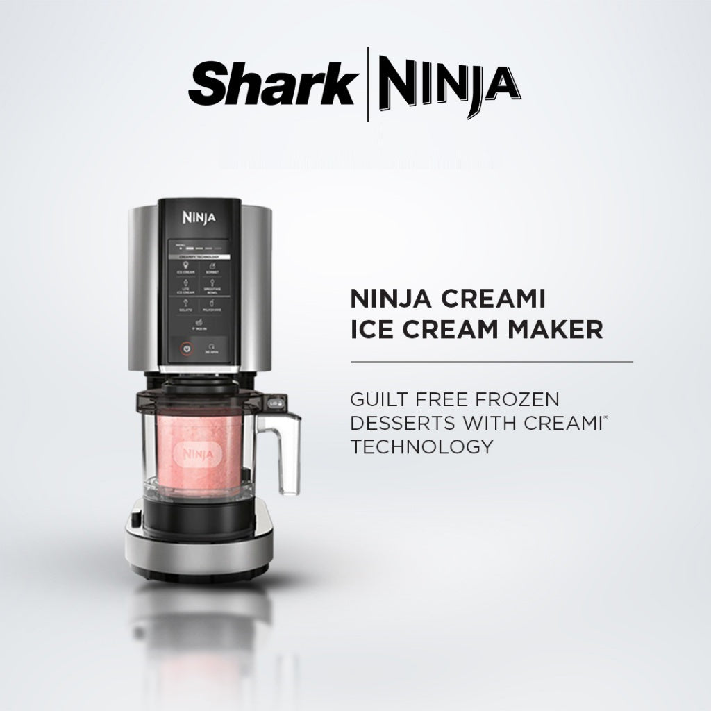 Ninja NC300 CREAMi Ice Cream & Dessert Maker, 3 Tubs, 7 Programs: Gelato, Sorbet, Smoothie Bowl, Milkshakes & more