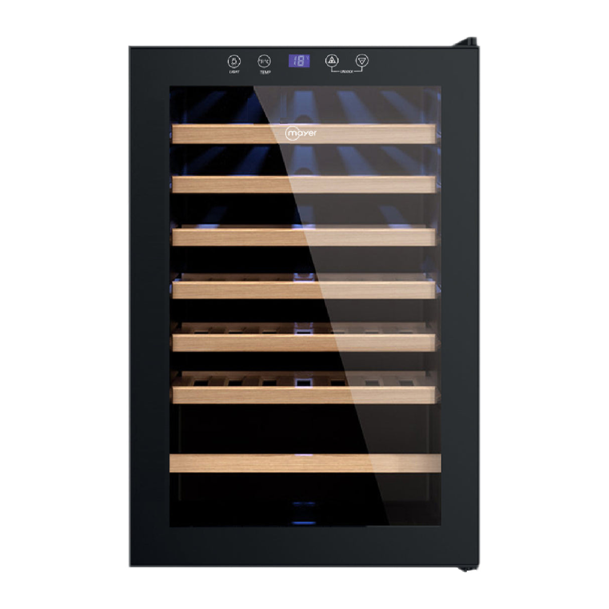 Mayer MMWC48MAG Wine Chiller Triple Glass with Anti-UV 48 Bottles