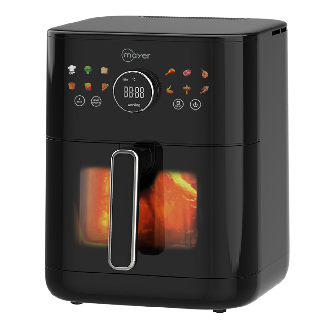 MMAF606D Double Heating Air Fryer with Mist 6L