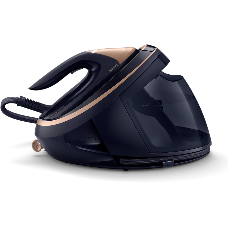 FREE Ironing Board + Philips PSG9050/26 | PSG9050 Steam Generator Iron (Perfectcare) 9000 Series 1.8L - Fabric Sensing Tech, No burns guaranteed