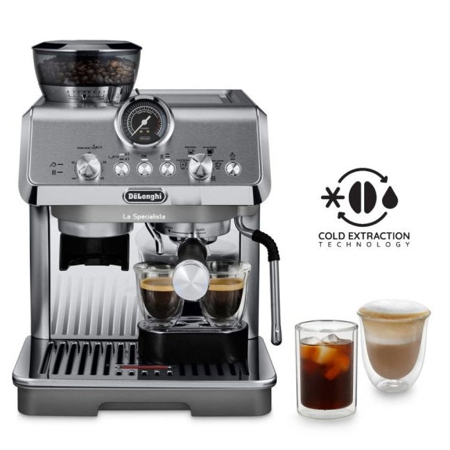 FREE Coffee Glasses Worth $59.80 - Delonghi EC9255.M La Specialista Arte Evo - Pump Espresso Coffee Machines