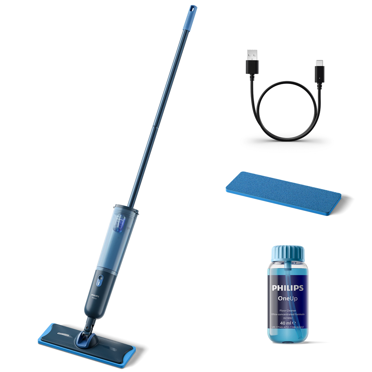 Philips XV3101/01 OneUp 3000 Series Electric mop