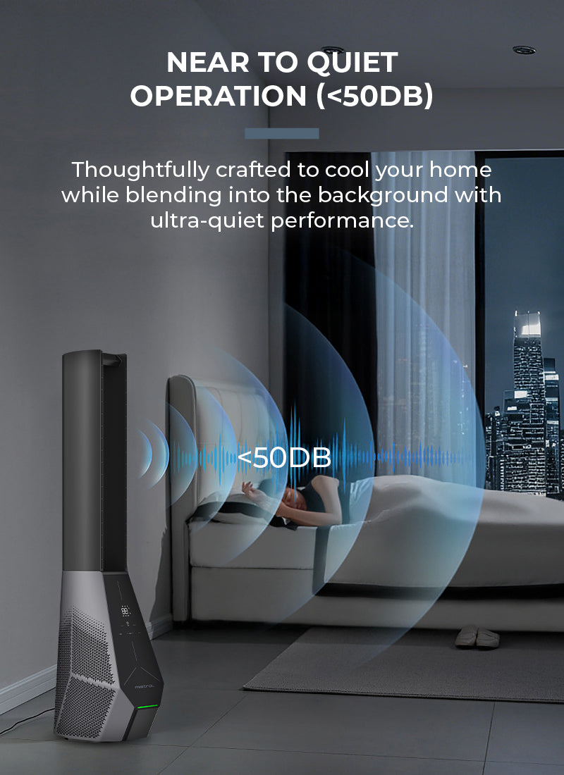 Mistral MBFAP4236DRW DC Blade Free Fan with Wifi & Remote 42 Inch