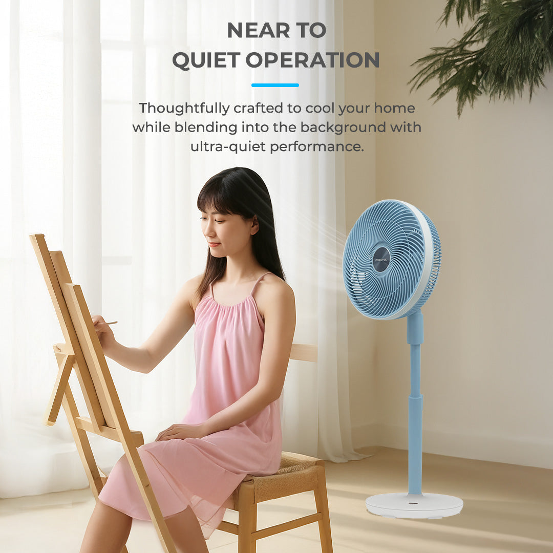 Mistral MHV9812DRW DC High Velocity Stand Fan with WIFI & Remote 12 Inch