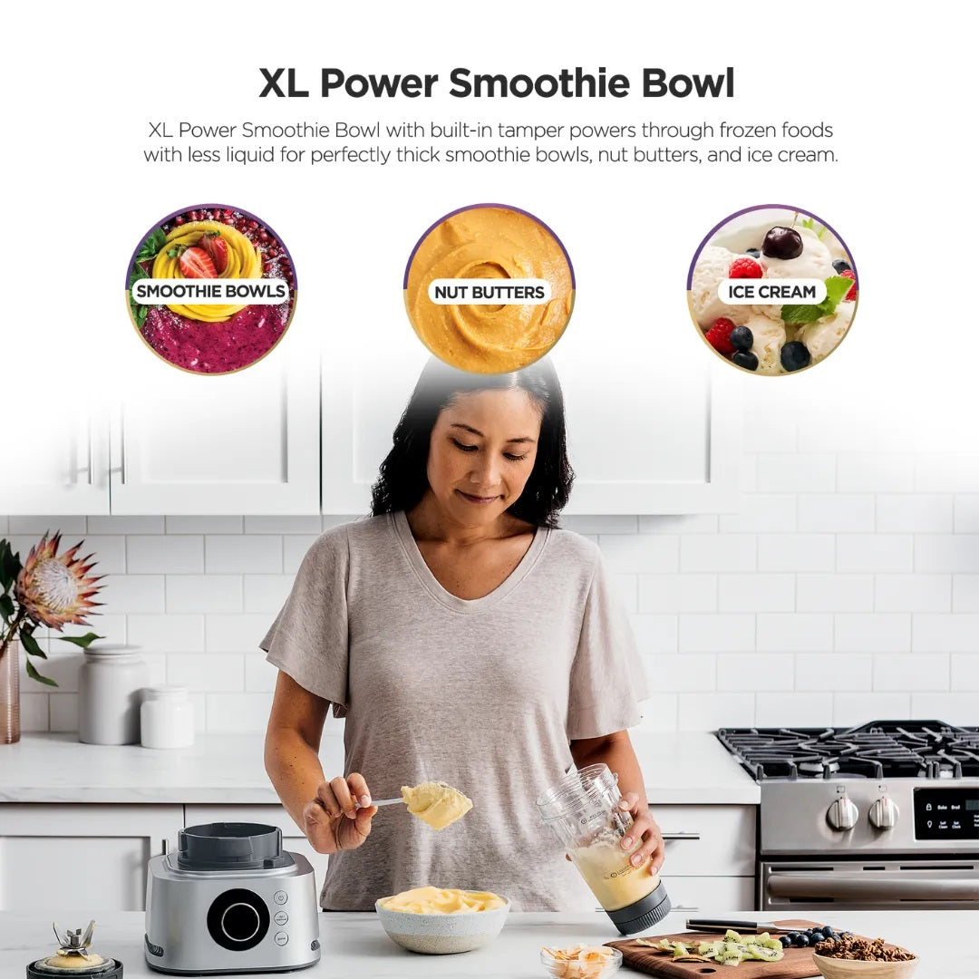 Ninja CB402 Foodi 5 in 1 Power Blender & Food Processor + XL Smoothie Maker & Nutrient Extraction Cup, 1200W motor