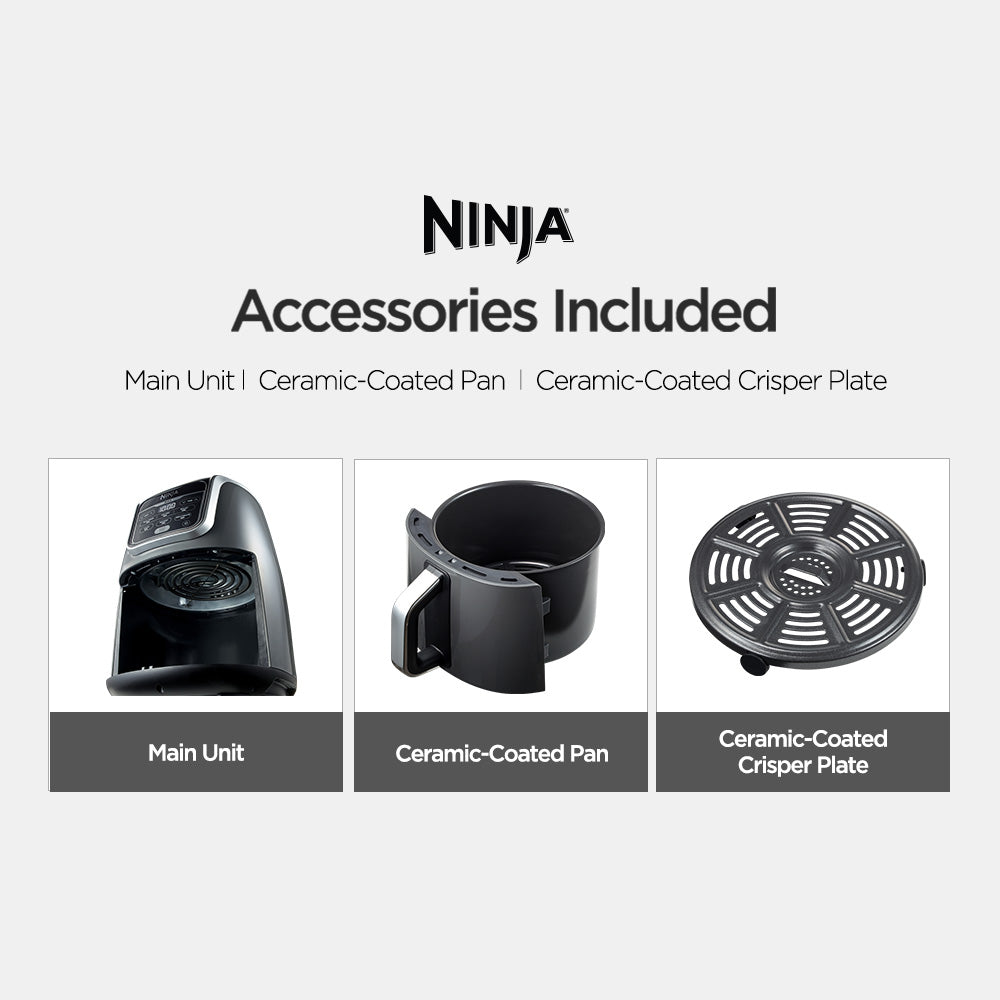Ninja AF160 Air Fryer Max 5.2L, Digital Airfryer, Cooks, Crisps, Roasts, Bakes, Reheats and Dehydrates