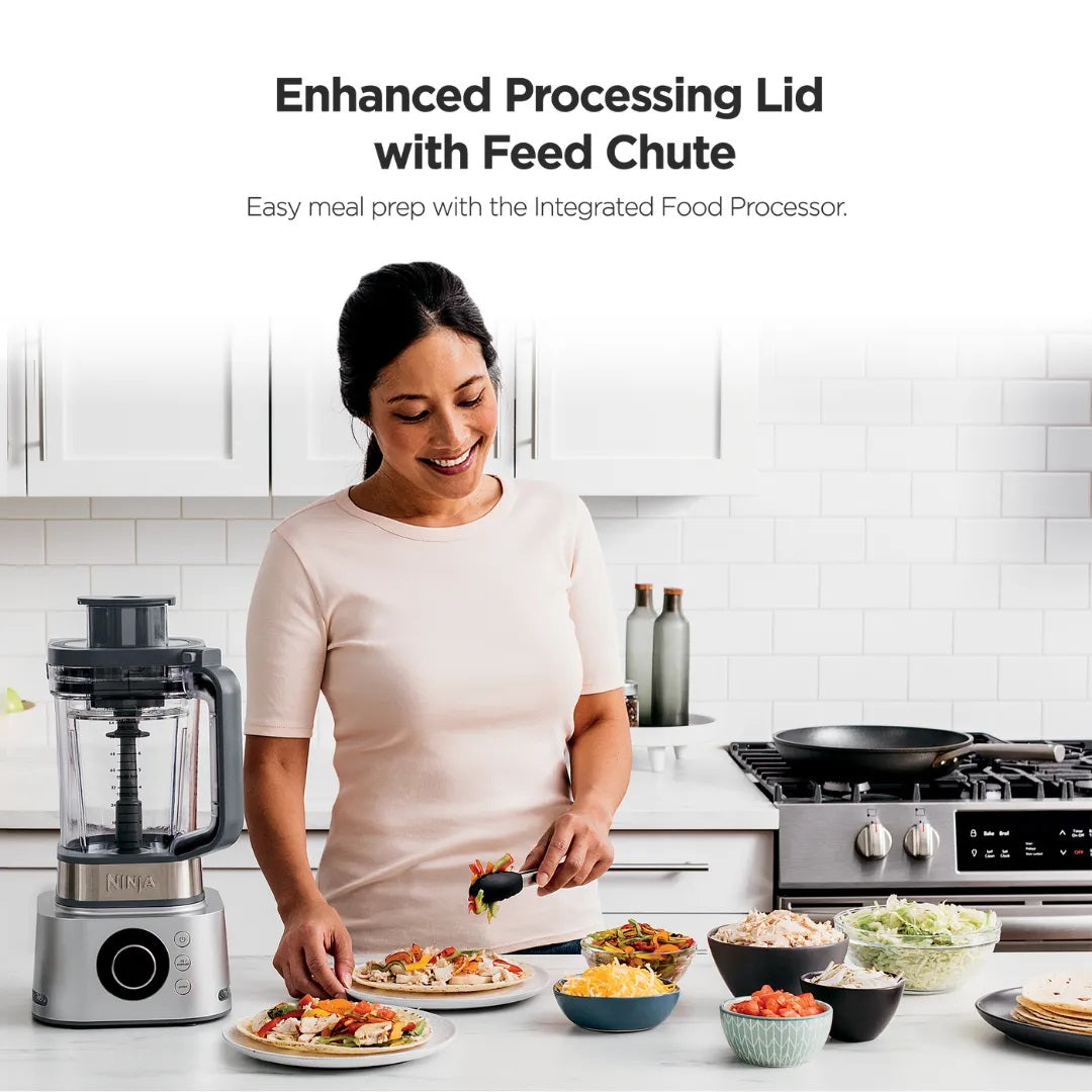 Ninja CB402 Foodi 5 in 1 Power Blender & Food Processor + XL Smoothie Maker & Nutrient Extraction Cup, 1200W motor