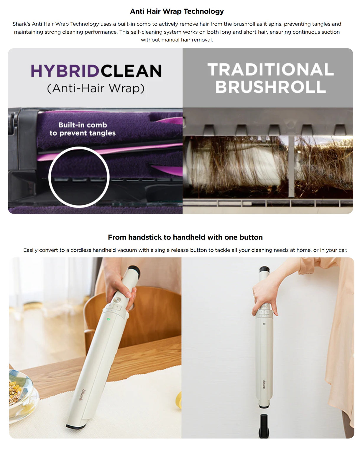 Shark LC200SMIV | LC200 EvoPower System NEO Cordless Stick Vacuum 1.5kg Ideal For Pets