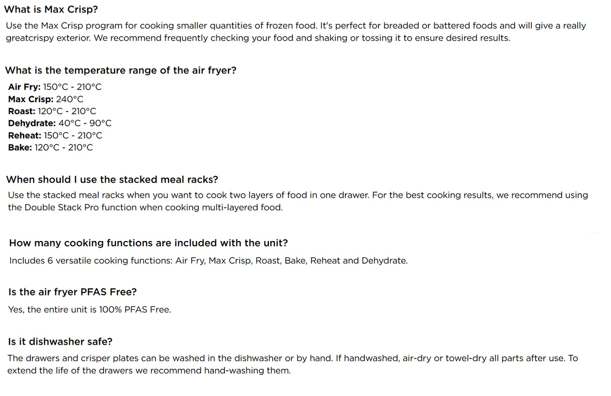 Ninja SL451SM | SL451 Double Stack XL Air Fryer 9.5L