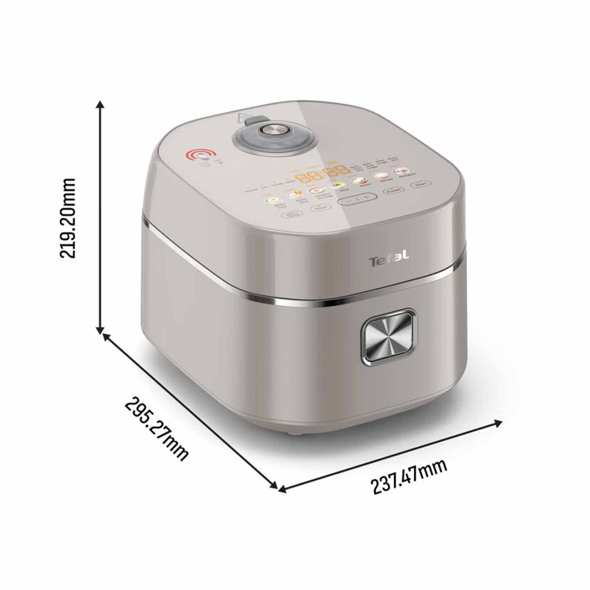 Tefal RK887 Mini Far Infrared Induction Heater Rice Cooker- 1L Capacity, 12 Cooking Modes, 2mm Non-Stick Pot