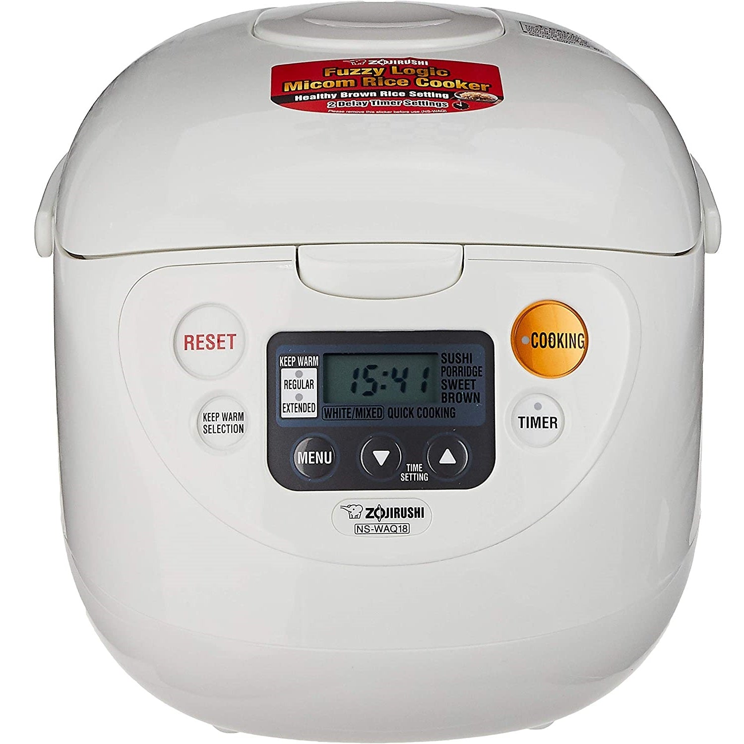 Zojirushi Micom NS-TSC10 Cuiseur à riz et réchaud 5,5 tasses en acier inoxydable/marron