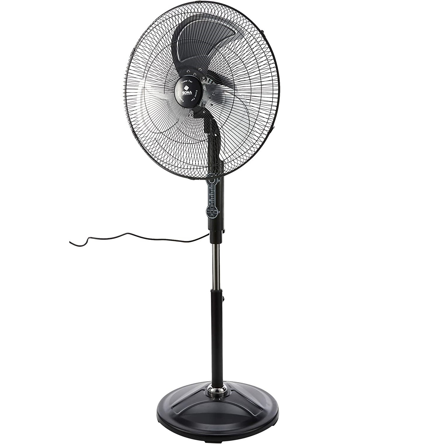 Sona SSOR 6075 Remote Power Stand Fan 20 Inch