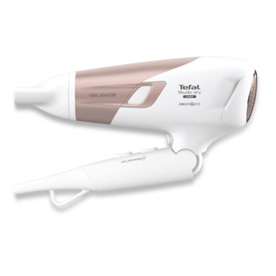 Tefal HV5883 Ionic Booster Hair Dryer Studio Dry Power Foldable 2300W