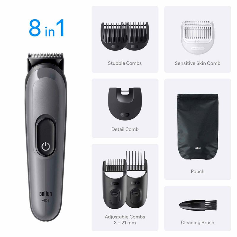 Braun AIO 3540 | AIO3540 All-in-one 8 in 1 Trimmer 3