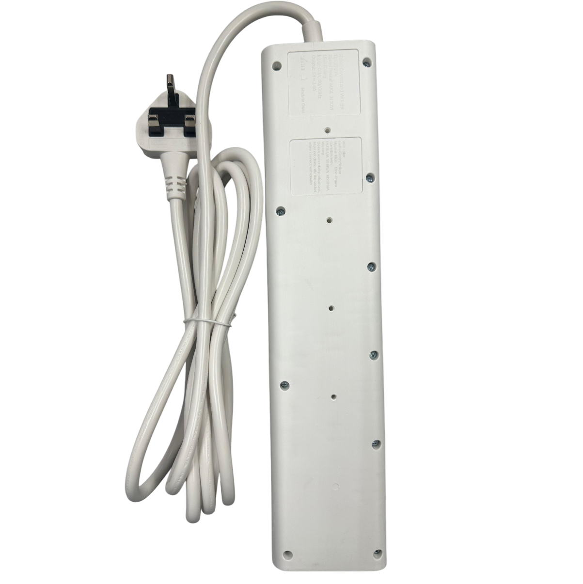 iwill IW-914U 2.5m 4 Way USB(A) + USB(C) Power Trip Surge Protector