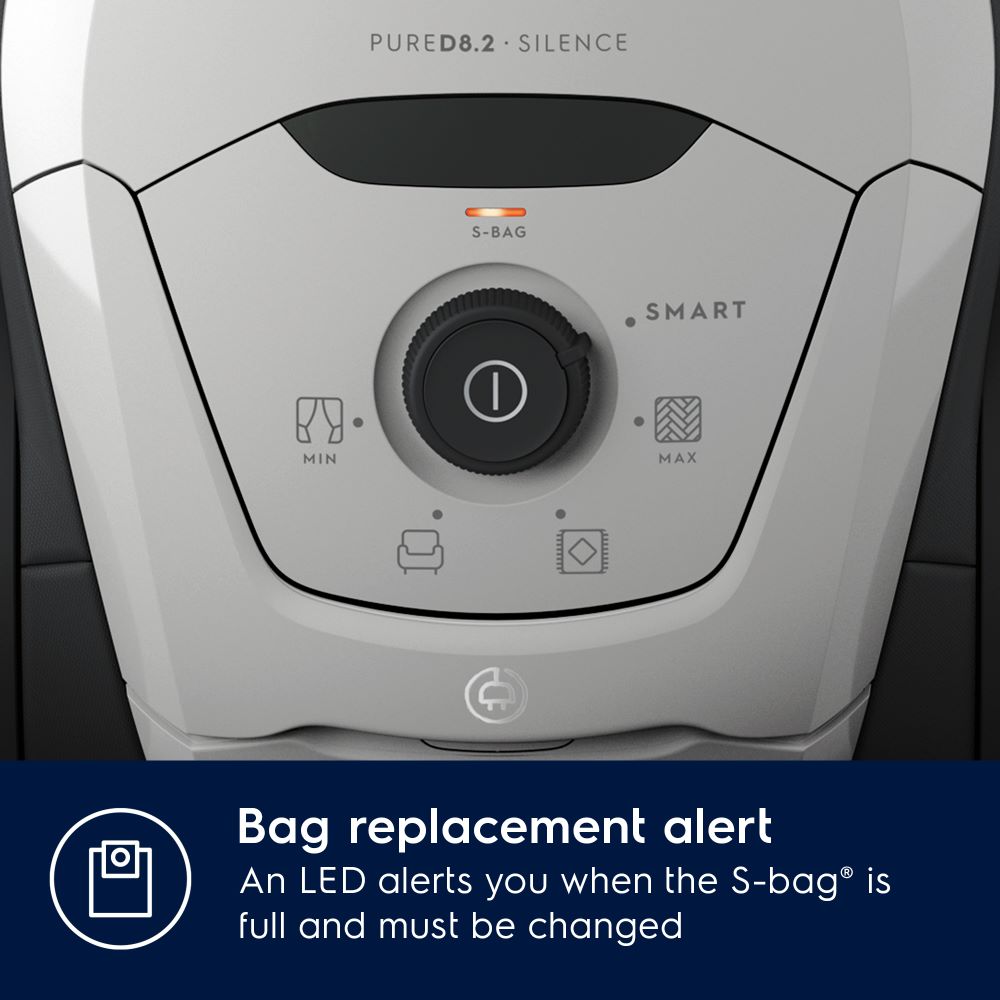 Electrolux ZFB91123 PURE D8.2 Silence Bagged Vacuum Cleaner