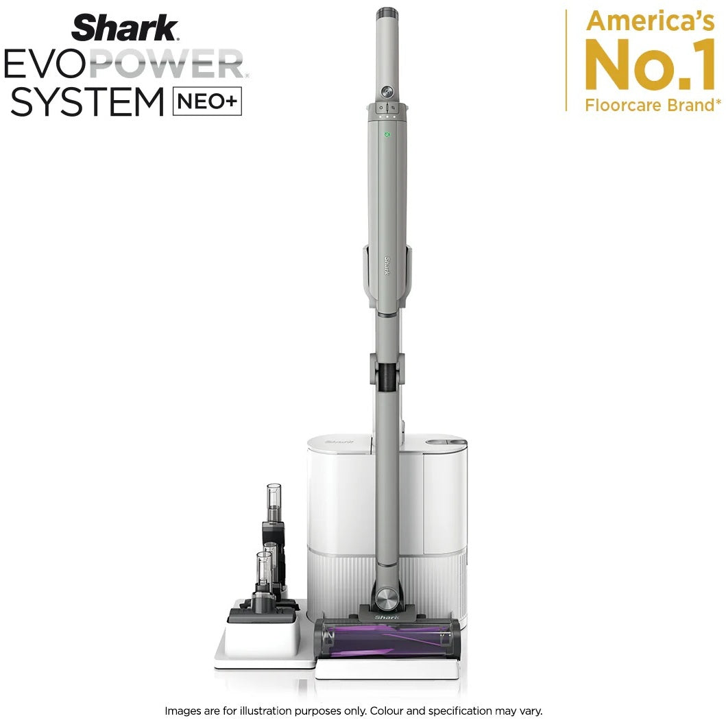 Shark LC351SMWH | LC351 EvoPower System NEO+ Cordless Vacuum with Auto Empty Dock 1.7kg, Ideal for Pets