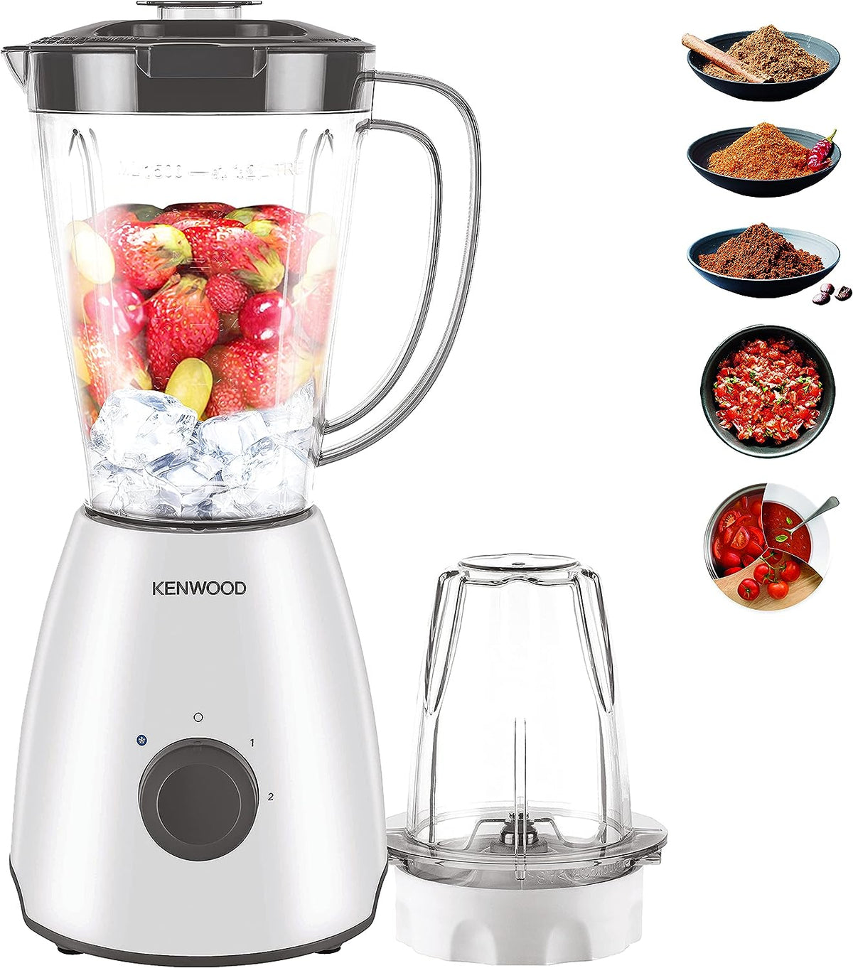 Kenwood BLP10.A0WH 2L Blender with mill