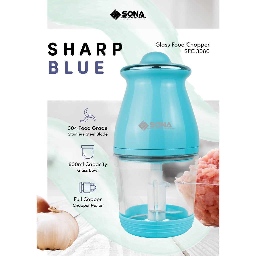 Sona SFC 3080 Glass Food Chopper